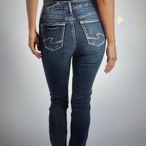 Silver Jeans Women's Dark Blue Skinny Jeans